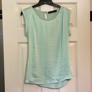Limited - Mint colored cap sleeve top